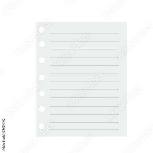 blank notepaper