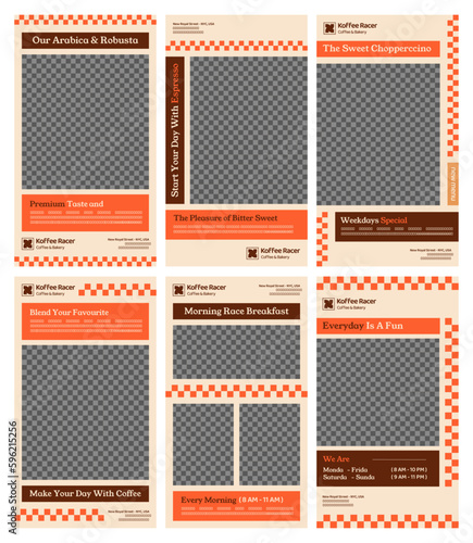 Coffee Shop Instagram Stories Template