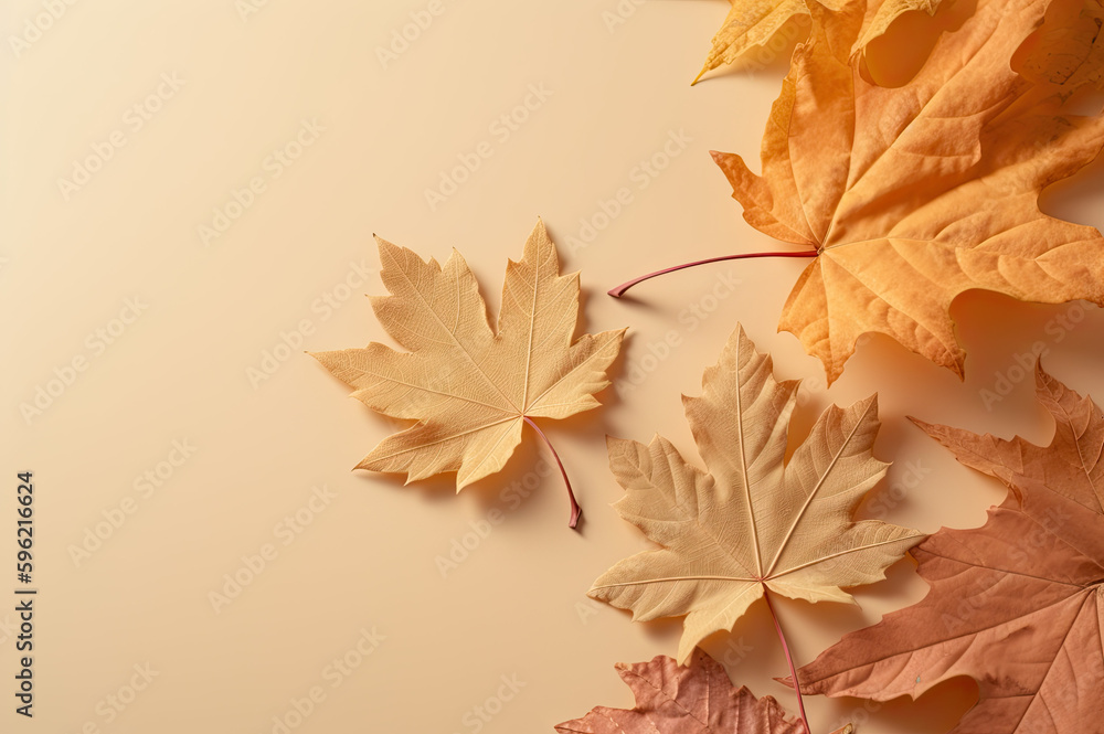 Fall background created with Generative AI technology Fall background created with Generative AI technology