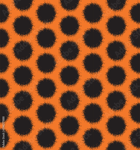 Seamless pattern with dots