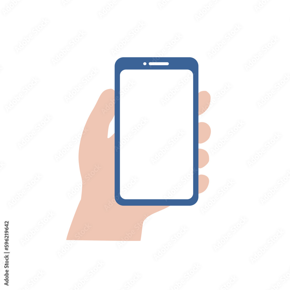 スマートフォンを持つ手 スマートフォンを持つ手