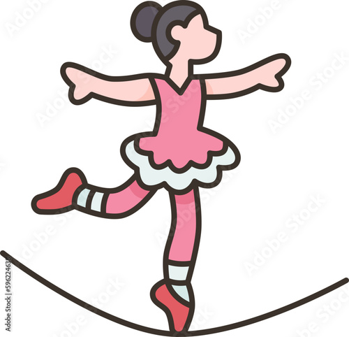 acrobatic  icon
