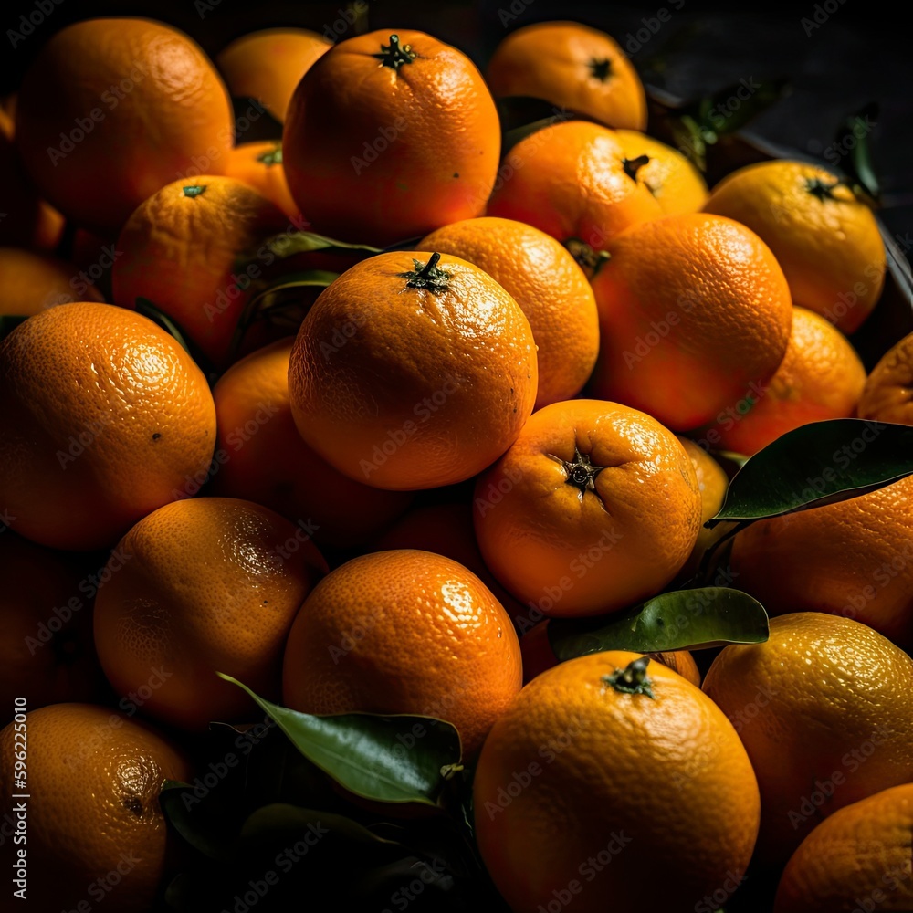 Full frame of fresh Oranges. Fresh ai generated Oranges. Full frame of fresh Oranges. Fresh ai generated Oranges.
