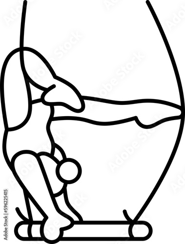acrobatic  icon