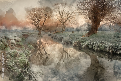 Digital watercolour paintin...