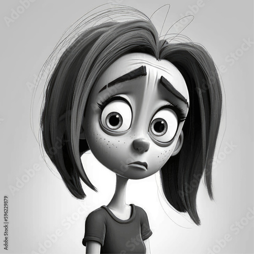 Women in depression. Bad psychological state. Mental health awareness month illustration vector
