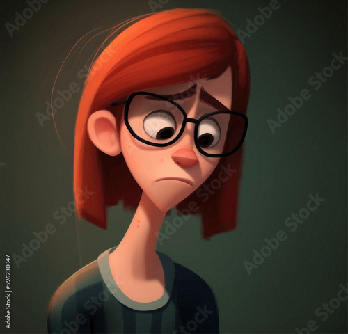 Women in depression. Bad psychological state. Mental health awareness month illustration vector