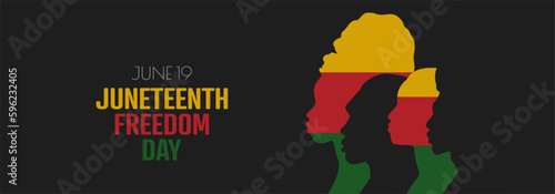 Juneteenth Freedom Day banner.