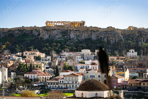 Athens city with the Acropolis