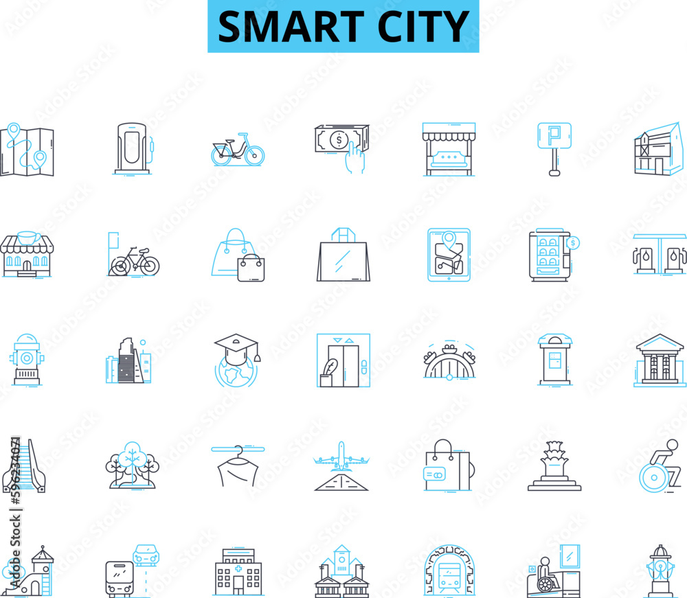 Smart city linear icons set. Innovations, Sustainability, Connectedness, Efficiency, Technology, Mobility, Accessibility line vector and concept signs. Livability,Safety,Interoperability outline Smart city linear icons set. Innovations, Sustainability, Connectedness, Efficiency, Technology, Mobility, Accessibility line vector and concept signs. Livability,Safety,Interoperability outline