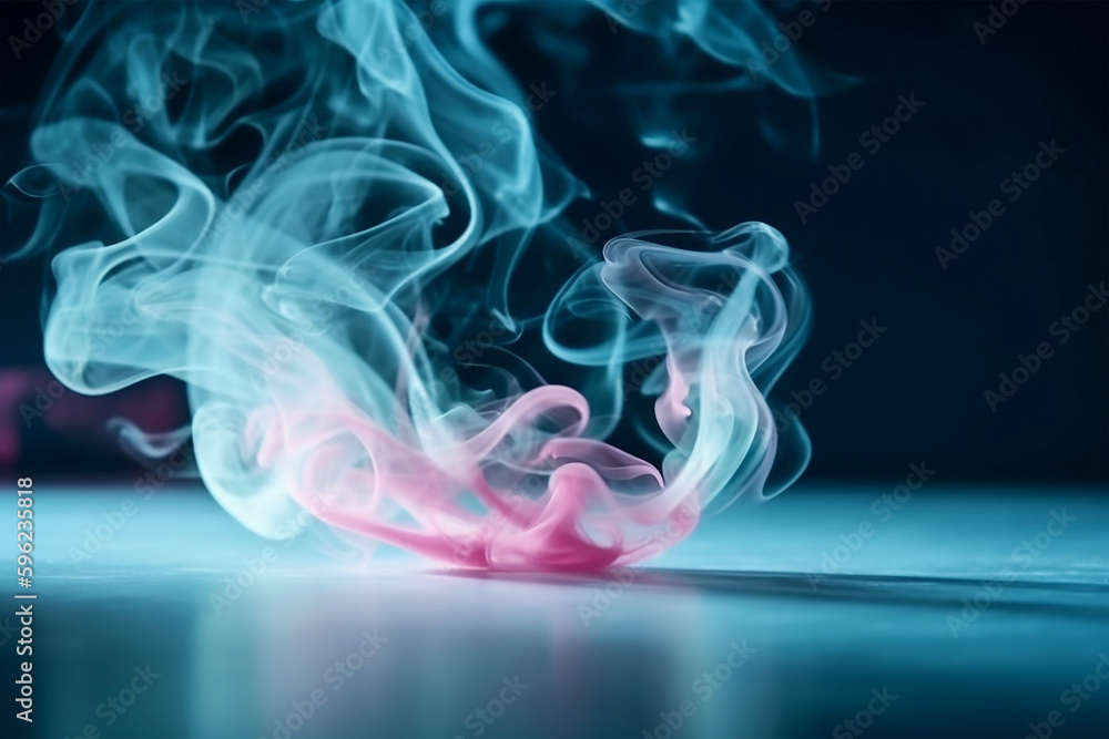 Naklejka premium A stunning abstract background for presentations, featuring a beautiful light blue color that smoothly transitions into a bright white tone