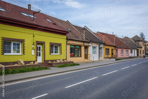 Fototapeta Naklejka Na Ścianę i Meble -  Bzenec village in Czech Republic