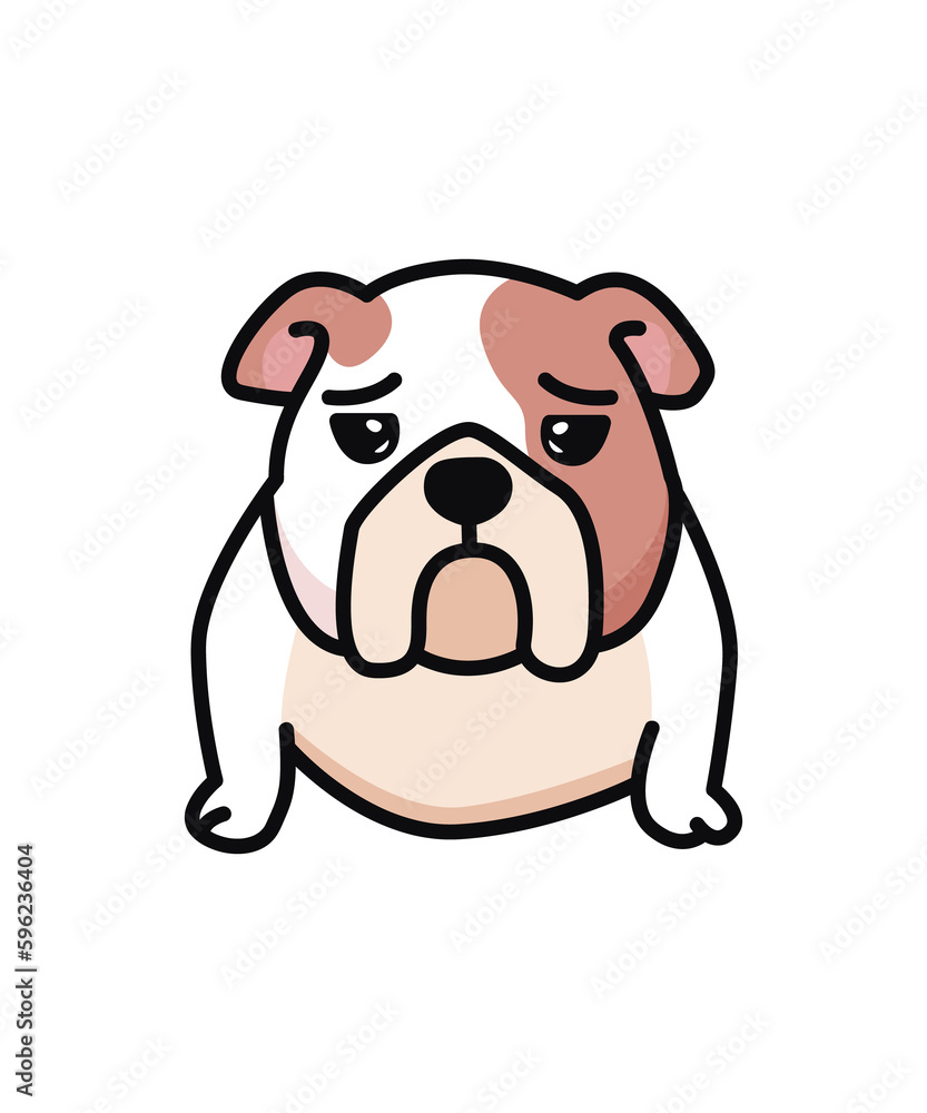 French Bulldog Cartoon 