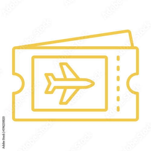 Plane ticket Icon