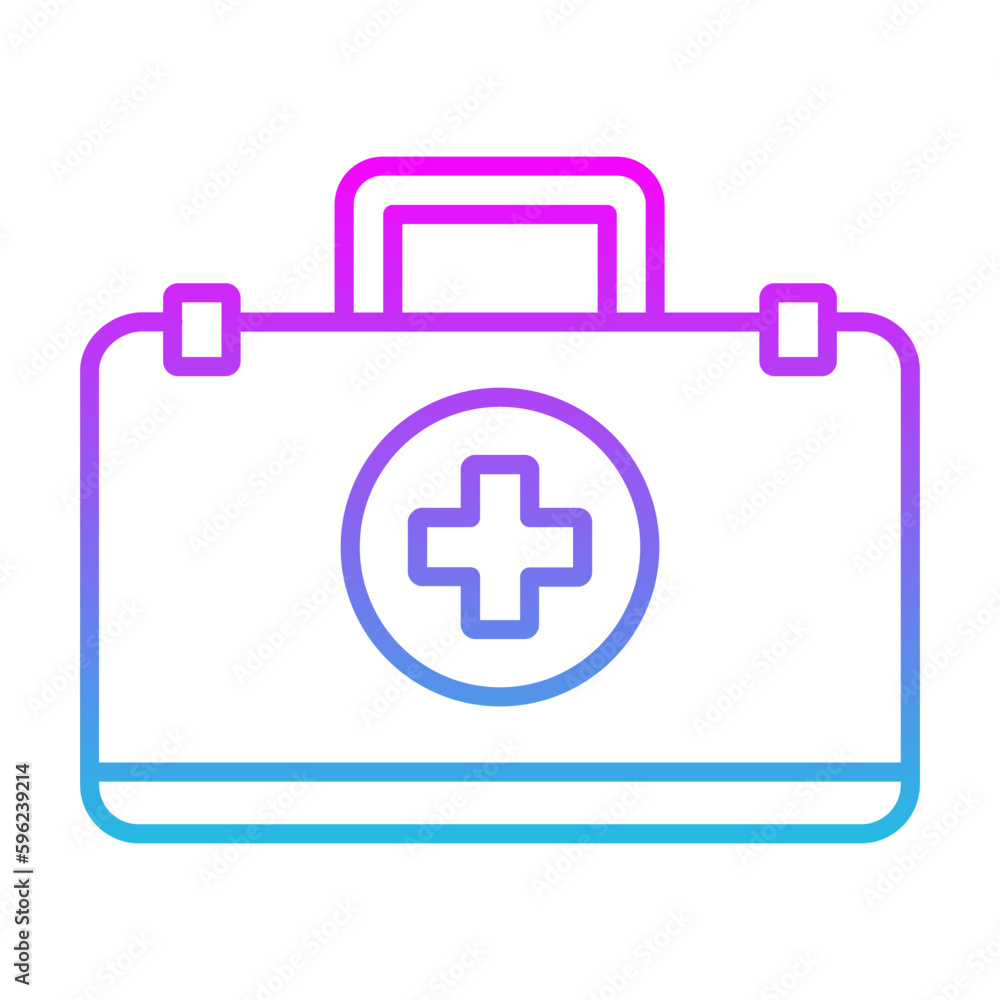 Fototapeta premium First aid kit Icon