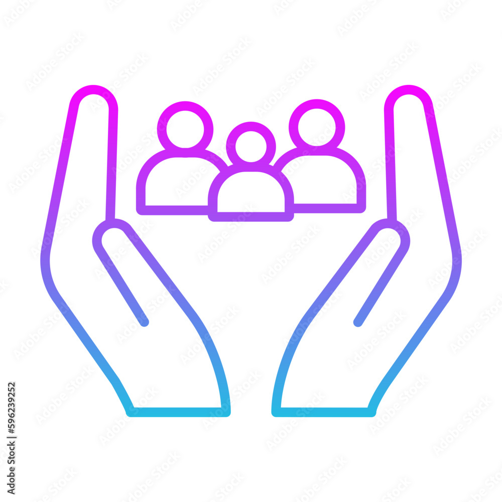 Obraz premium Refugee Icon