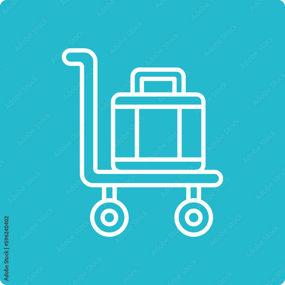 Airport cart Icon Airport cart Icon