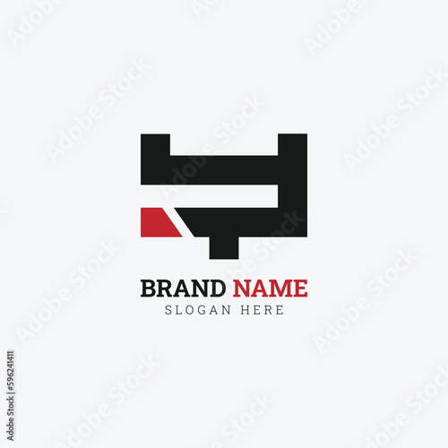 YT Letter Logo Design Template Vector