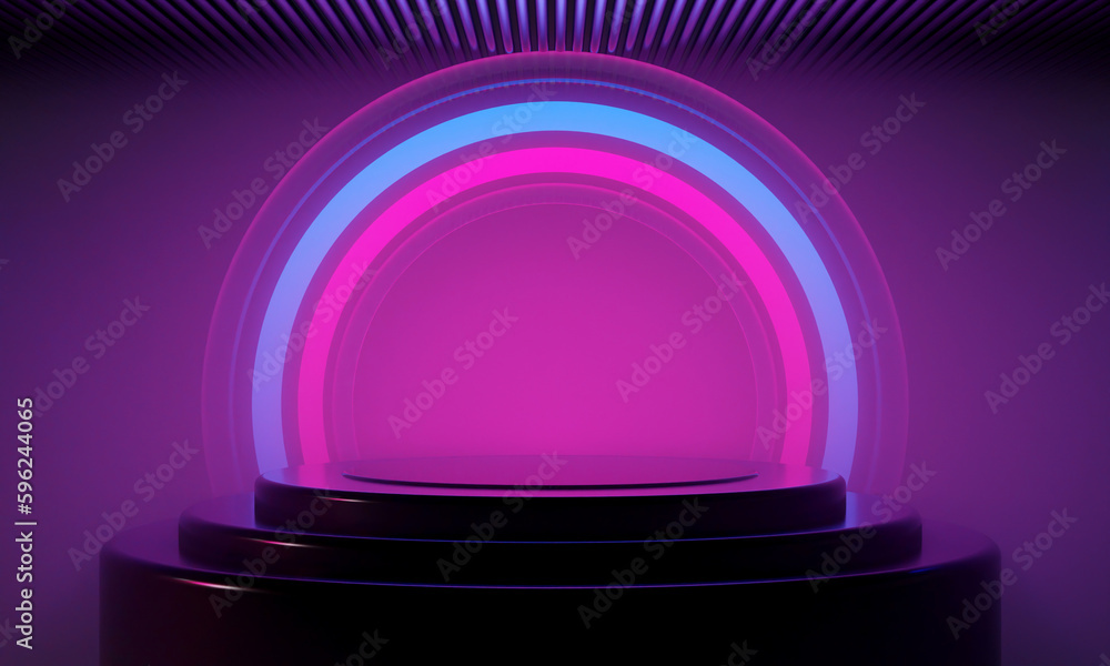 3d illustration rendering of futuristic cyberpunk city, gaming wallpaper scifi stage pedestal background, a esports gamer vs banner sign of neon glow 3d illustration rendering of futuristic cyberpunk city, gaming wallpaper scifi stage pedestal background, a esports gamer vs banner sign of neon glow