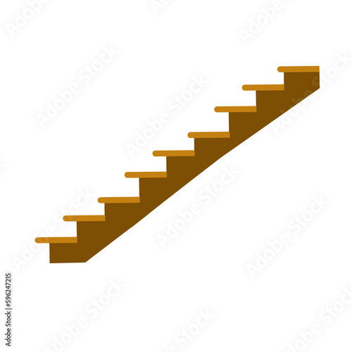 vector brown stairs
