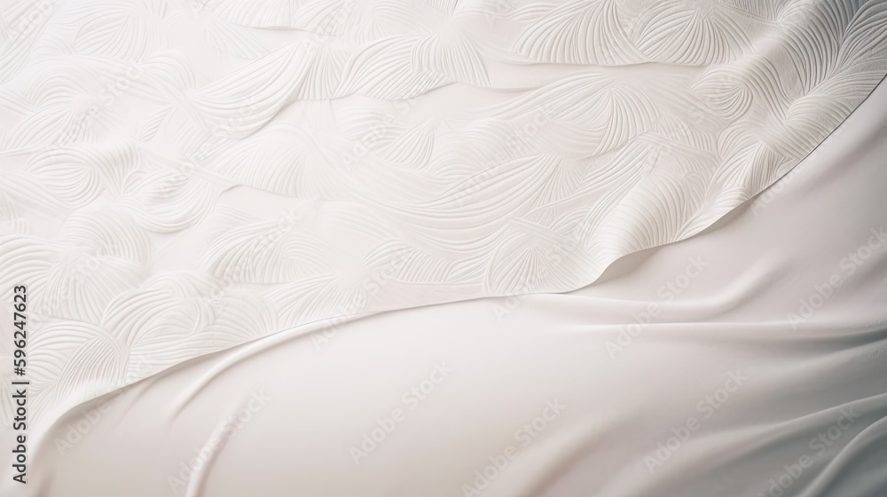 Obraz premium organic asian japanese line wave pattern oriental pattern traditional copy space with white background