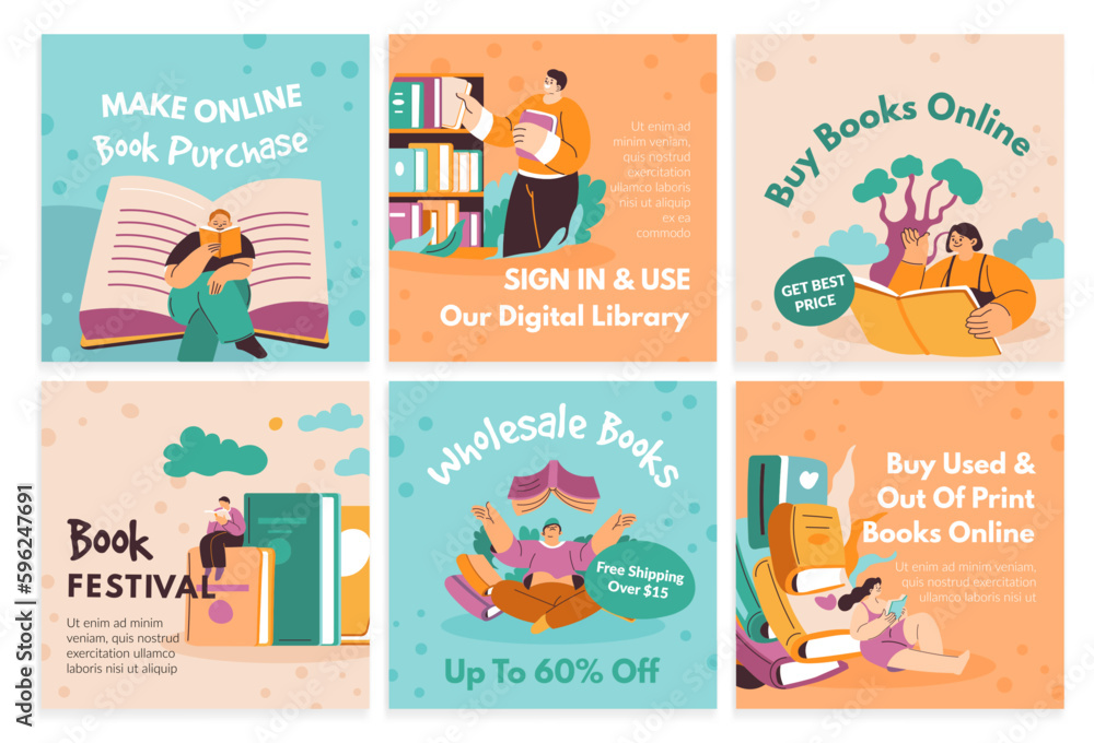 Network post set design with book store offers Network post set design with book store offers
