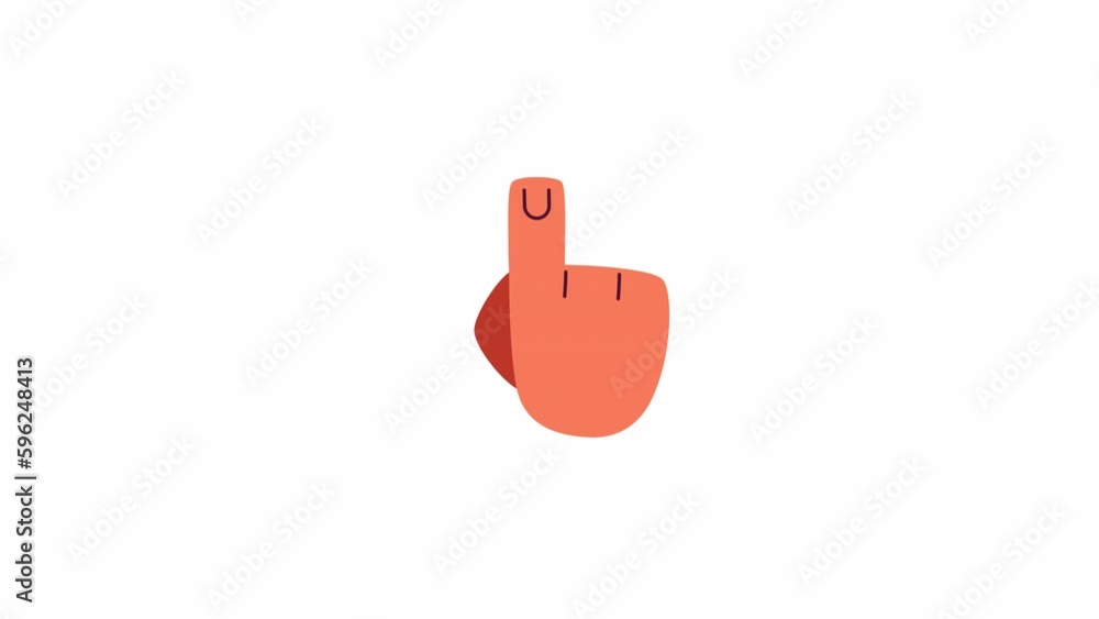 Finger clicking animation. Pointing up. Push button. Thumb pointer ...