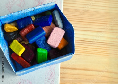 colour wax block crayons drawing waldorf education