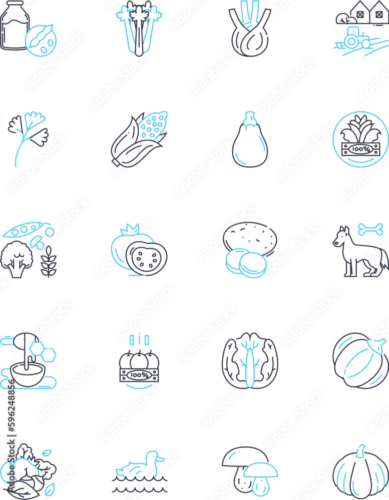 Horticulture linear icons set. Seeds, Soil, Watering, Pruning, Fertilizer, Harvest, Mulch line vector and concept signs. Composting,Irrigation,Landscape outline illustrations Horticulture linear icons set. Seeds, Soil, Watering, Pruning, Fertilizer, Harvest, Mulch line vector and concept signs. Composting,Irrigation,Landscape outline illustrations