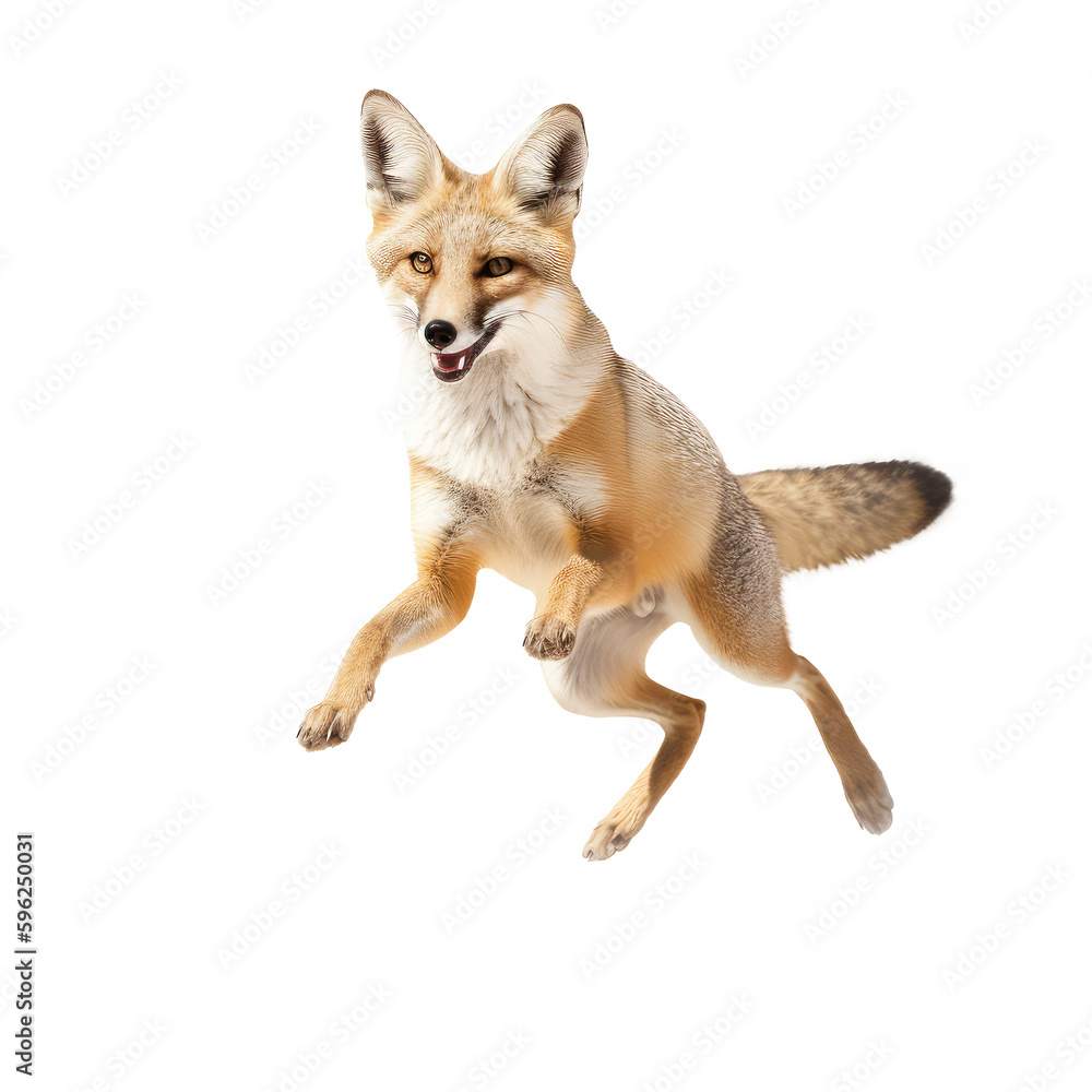 Obraz premium fennec fox isolated on white background