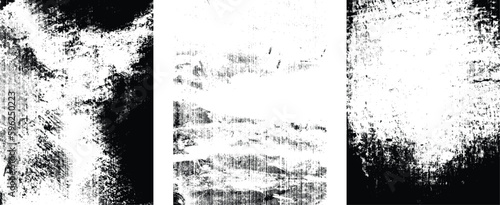 Wallpaper Mural Grunge Urban Backgrounds set.Texture Vector.Dust Overlay Distress Grain ,Simply Place illustration over any Object to Create grungy Effect .abstract,splattered , dirty, texture for your design.  Torontodigital.ca