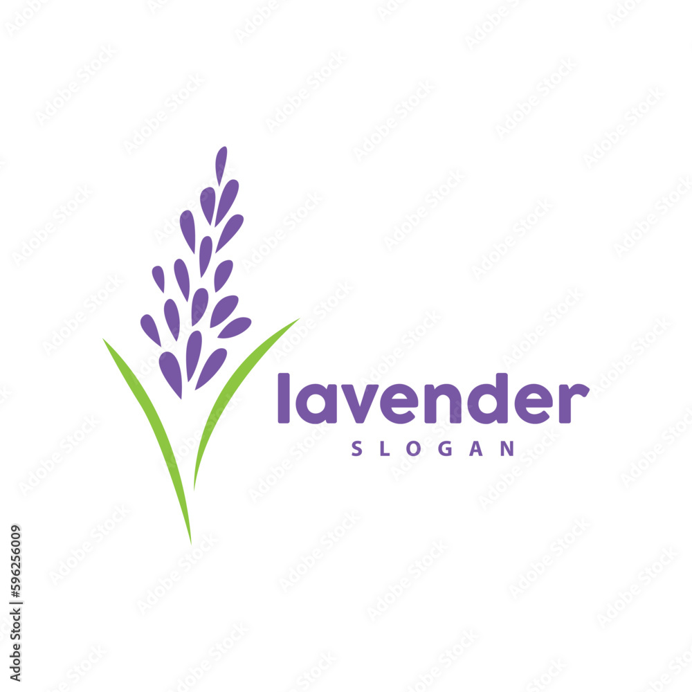 Lavender Logo, Simple Elegant Purple Flower Plant Vector, Greeting Card Design, Banner, Flower Ornament, Lavender Hand Drawn Wedding, Icon Symbol Illustration Lavender Logo, Simple Elegant Purple Flower Plant Vector, Greeting Card Design, Banner, Flower Ornament, Lavender Hand Drawn Wedding, Icon Symbol Illustration