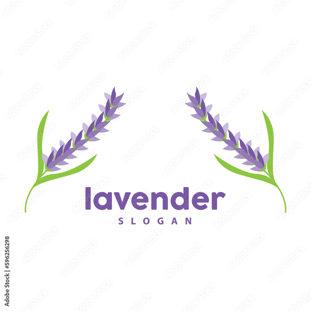 Lavender Logo, Simple Elegant Purple Flower Plant Vector, Greeting Card Design, Banner, Flower Ornament, Lavender Hand Drawn Wedding, Icon Symbol Illustration Lavender Logo, Simple Elegant Purple Flower Plant Vector, Greeting Card Design, Banner, Flower Ornament, Lavender Hand Drawn Wedding, Icon Symbol Illustration