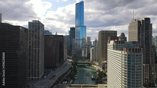 Chicago Illinois - Drone Shot