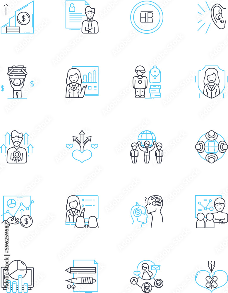 Coordinated enterprise linear icons set. Collaboration, Integration, Synergy, Communication, Strategy, Alignment, Optimization line vector and concept signs. Efficiency,Cohesion,Partnership outline Coordinated enterprise linear icons set. Collaboration, Integration, Synergy, Communication, Strategy, Alignment, Optimization line vector and concept signs. Efficiency,Cohesion,Partnership outline