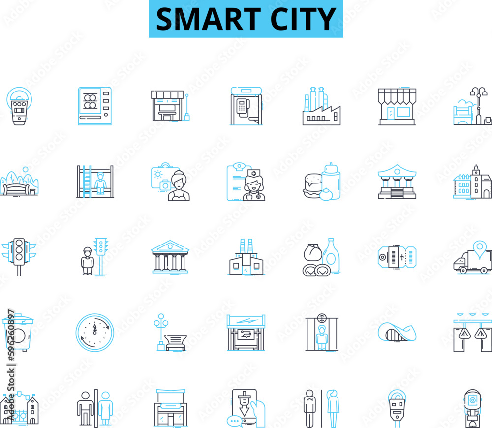 Smart city linear icons set. Innovations, Sustainability, Connectedness, Efficiency, Technology, Mobility, Accessibility line vector and concept signs. Livability,Safety,Interoperability outline Smart city linear icons set. Innovations, Sustainability, Connectedness, Efficiency, Technology, Mobility, Accessibility line vector and concept signs. Livability,Safety,Interoperability outline