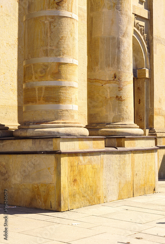 columns of the temple