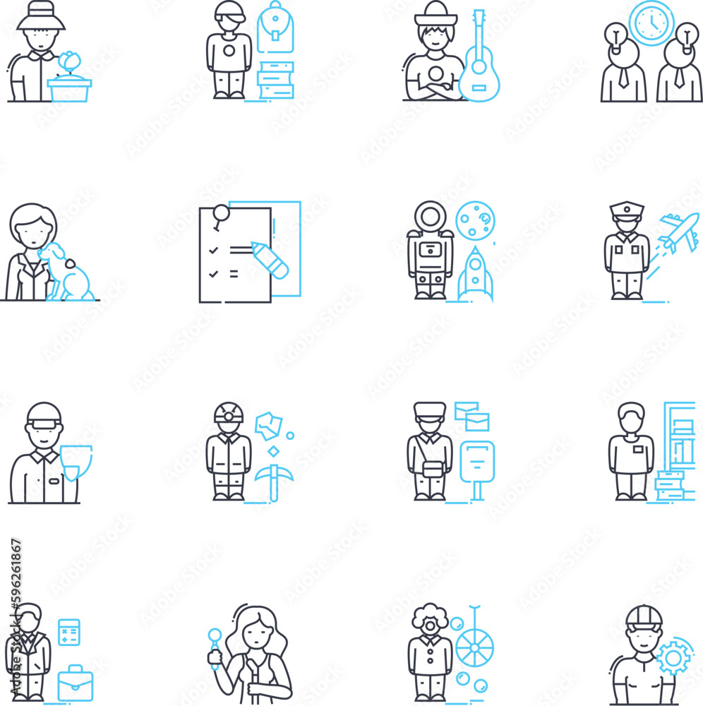 Public image linear icons set. Perception, Branding, Reputation, Image, Visibility, Exposure, Impression line vector and concept signs. Persona,Appearance,Status outline illustrations Public image linear icons set. Perception, Branding, Reputation, Image, Visibility, Exposure, Impression line vector and concept signs. Persona,Appearance,Status outline illustrations