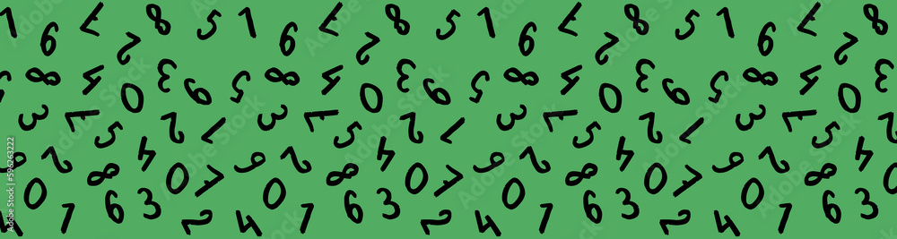 template with the image of keyboard symbols. a set of numbers. Surface template. green purple background. Banner for insertion into site. Horizontal image template with the image of keyboard symbols. a set of numbers. Surface template. green purple background. Banner for insertion into site. Horizontal image