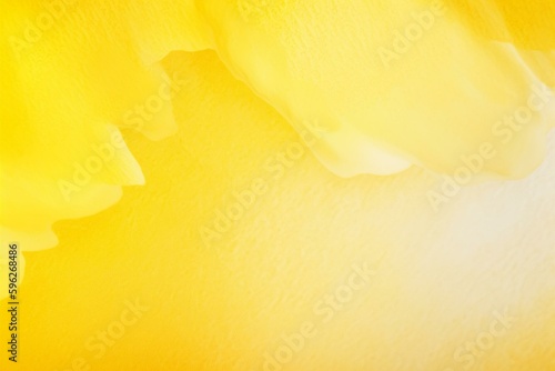 Soft gradient yellow watercolor backdrop for design. Generative AI