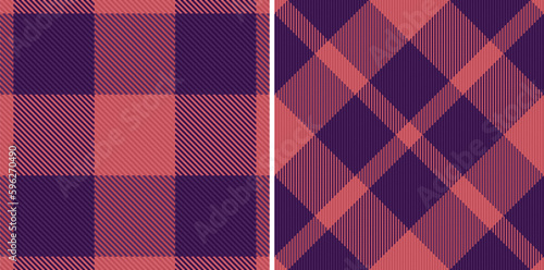 Pattern background check. Texture fabric plaid. Tartan vector seamless textile.