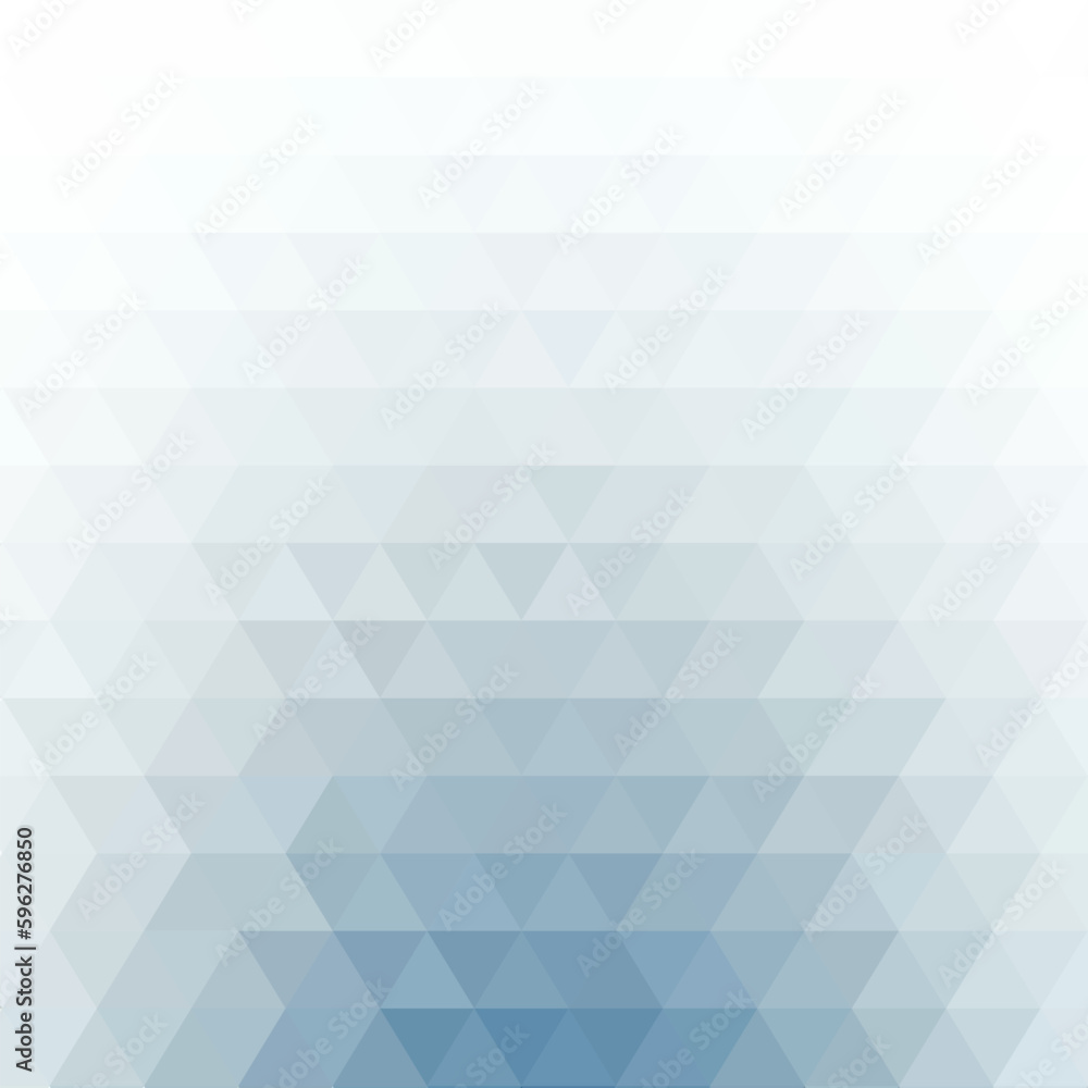 Fototapeta premium light blue triangular background. Vector abstract geometric template for presentation. Layout for an advertising banner. polygonal style. Mosaic. eps 10