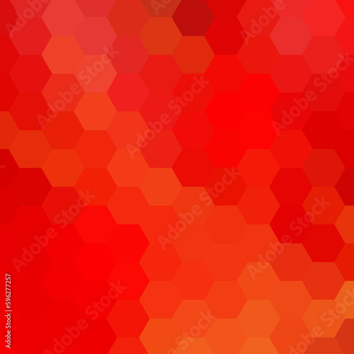 Red hexagon vector background. Presentation template. Decor element. polygonal style. Abstract geometric illustration. eps 10