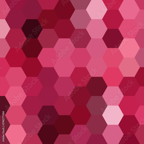 Pink hexagon vector background. Presentation template. Decor element. polygonal style. Abstract geometric illustration. eps 10