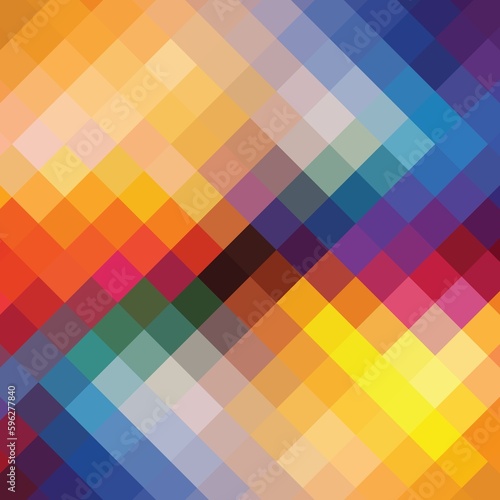 Colored pixel vector background. Presentation template. Decor element. polygonal style. Abstract geometric illustration. eps 10