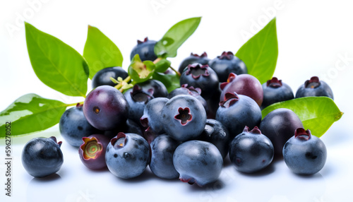 Indulge in the sweet taste of summer with blueberries a group of widespread perennial plants bearing the gift of blue and purple-hued berries