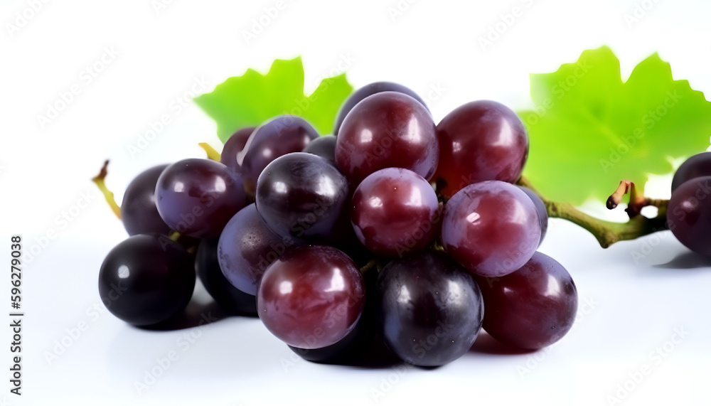 Fototapeta premium Grape, Not just a fruit, but also a botanical wonder - a berry born from deciduous vines of the Vitis genus