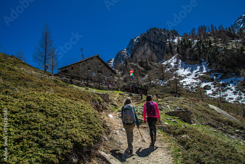 Escursione al rifugio Livio Bianco, in alta Valle Gesso, in provincia di Cuneo, nel sud del Piemonte photo