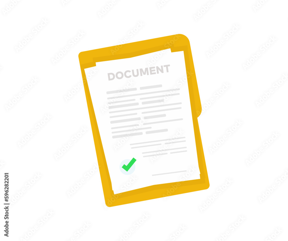 Document Symbol logo design. Document. Folder with stamp and text. Contract signing. Contract agreement, legal document stamp seal, concept for web banners, websites, infographics vector design. Document Symbol logo design. Document. Folder with stamp and text. Contract signing. Contract agreement, legal document stamp seal, concept for web banners, websites, infographics vector design.