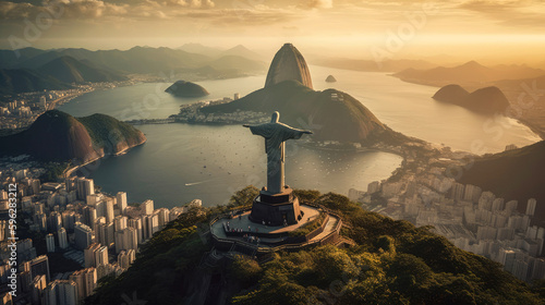 Rio de Janeiro. Breathtaking travel destination place. Generative AI photo